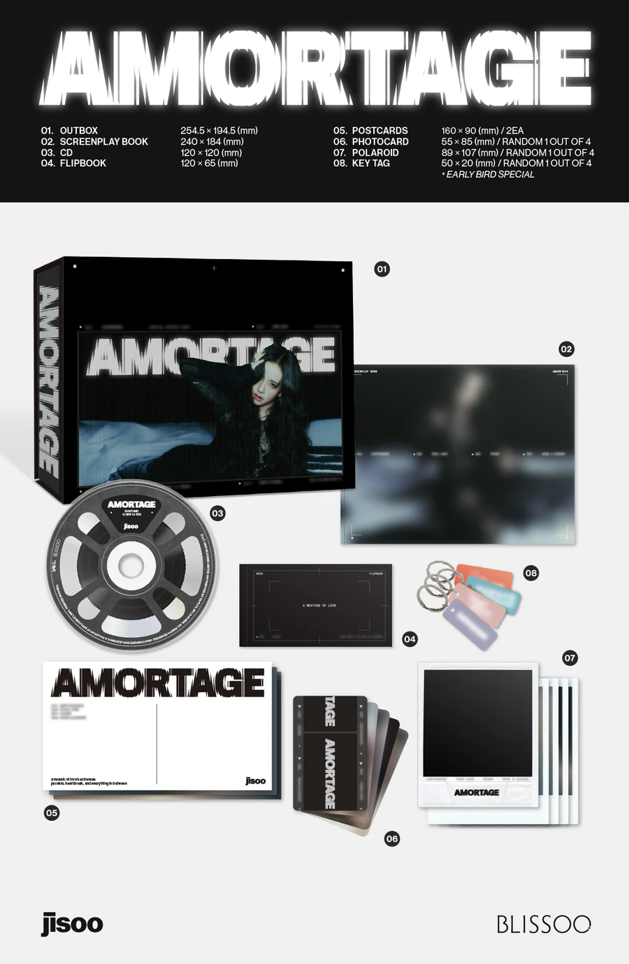 BLACKPINK JISOO - AMORTAGE (EXCLUSIVE EDITION)